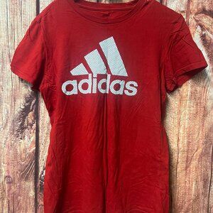 Adidas Red womens size M (041)
